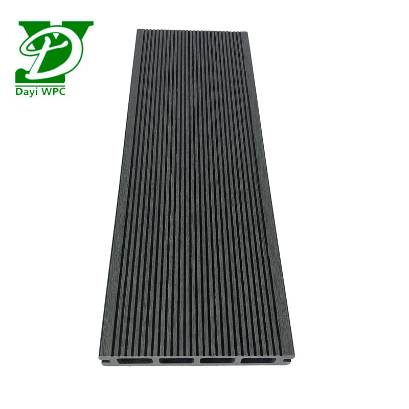 Waterproof Embossed Surface Modern Hollow Wood Plastic Composite Decking