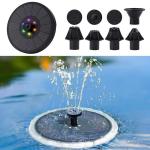 3W Lighted Wall Solar Floating Bird Bath Pump Output DC 4.5-12V for Garden Pond