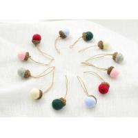 Buy cheap 2.5*2 Cm Mini Wool Balls , Wool Garland Balls For Christmas Decoration product