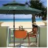Buy cheap Resort Sunshade Umbrella White LED Light Centre Pole Circular Rotatable Parasol from wholesalers