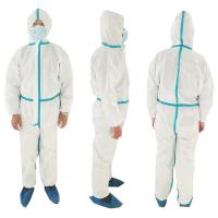 Buy cheap 63G GSM Lightweight Full Body Protection Suit S-XXL Size For Safety product
