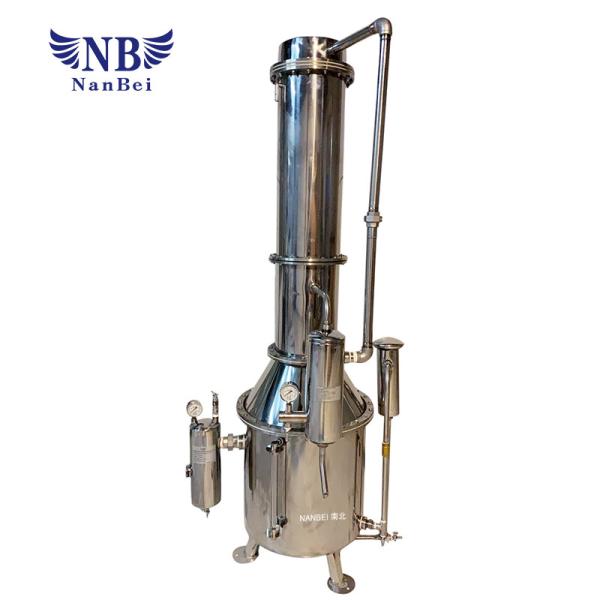 Buy cheap Electric Heating Tower Double SS 200L/H Water Distilling Apparatus from wholesalers