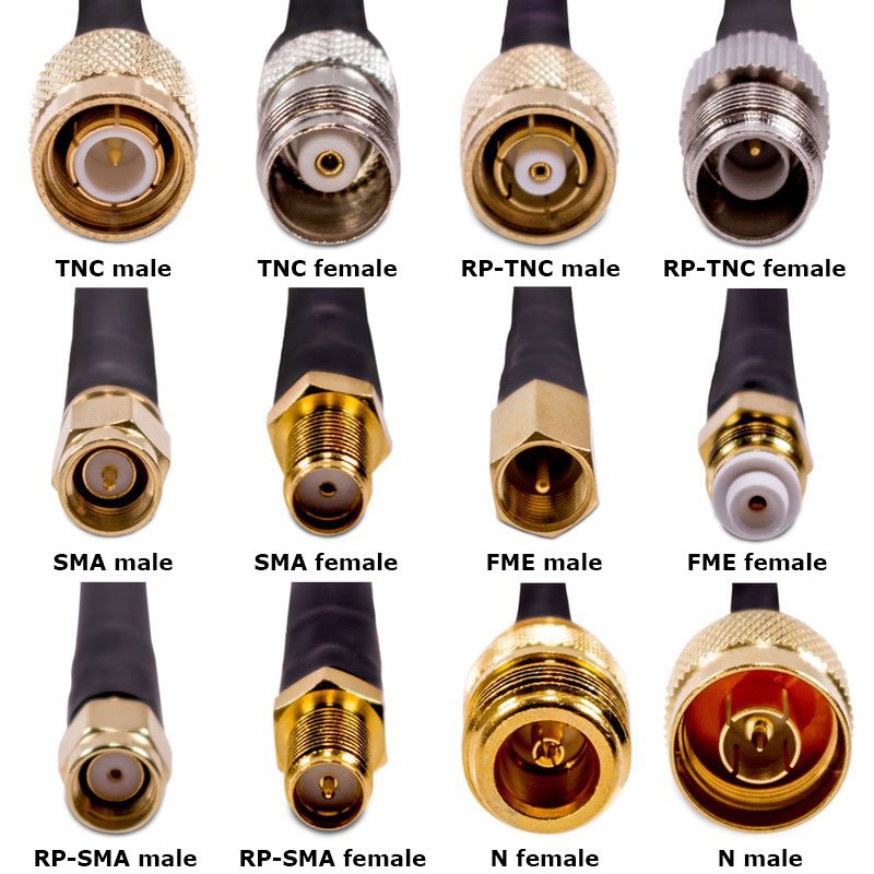 LMR400 RF Coaxial Cable Assembly with N-Male to SMA-Male Plug 50 OHM Input Impedance