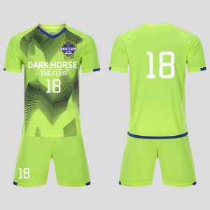 Buy cheap High Quality Quick Dry Soccer Jersey Wear Sublimated Fabric Design Custom Cheap Men's Soccer Uniform Set from wholesalers