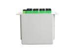 SC APC 1x8 Optical Fiber Splitter, cassette plc fiber optic splitter fTTH