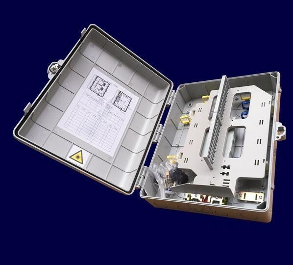 Buy cheap 48 Core Plastic Wall Mounted Distribution Box 420*320*125mm Fiber Optic Box from wholesalers