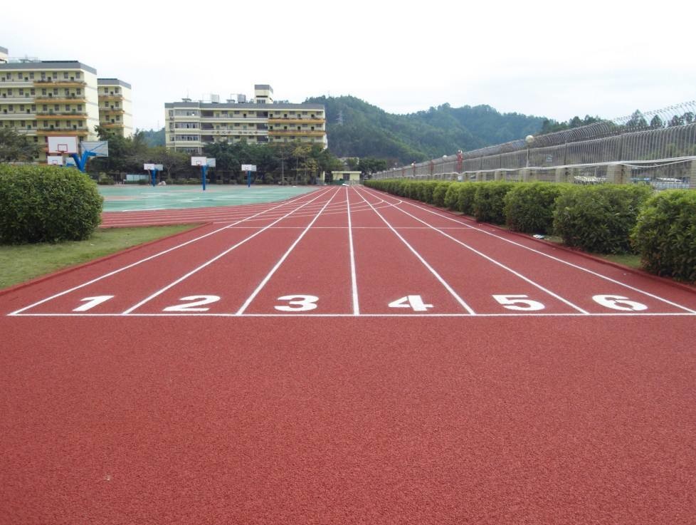 Tartan Synthetic Jogging Track Rubber Material EPDM 13mm Thick