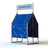 Buy cheap Adjustable Feet Floor Display Rack Double Sided Carpet Rug Door Mats Retail from wholesalers