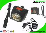 Safety IP68 LED Mining Light 8000lux Brightness 5.7Ah Battery 1000 Cycles CE