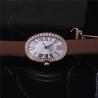 Buy cheap Luxury Brand Gold Watch 18K Rose Gold Women Watch with Diamond Leather Belt from wholesalers