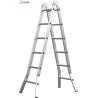 Buy cheap Outdoor 8 FT Aluminum Ladder Silver Corrosion Resistance 3 Shapes from wholesalers