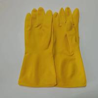 Buy cheap Thickening Acid Resistance Latex Household Glove 32CM Industrial Latex Glove product