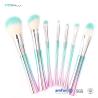 Buy cheap Electroplated Plastic Handle 7pcs Makeup Brush Gift Set from wholesalers