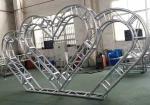 Hard Pressed Aluminum Spigot Truss Heart Shaped For Wedding Decoration