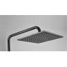 Buy cheap Wall Mounted Copper Black Champagne Rain Shower Faucets With Handle from wholesalers
