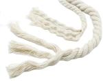 3mm Natural Cotton Macrame Cord Twisted Bulk Parachute Rope for Macrame Wall