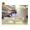 Buy cheap White Led Reception Desk Acrylic Solid Surface For Shopping Mall from wholesalers
