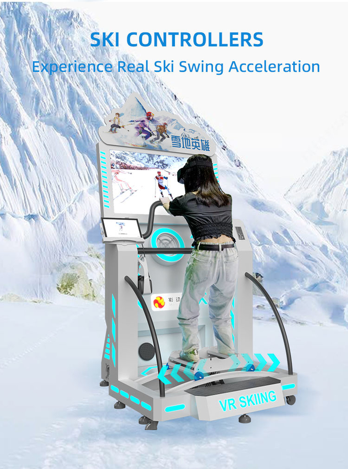 Indoor Ski Simulator Snowboard Simulator 9d Virtual Reality Vr Simulator Machines Amusement Park Equipment