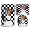 Buy cheap Creative Cute Cat Toilet Mat Set Personalized Dog Toilet Tank Cover Set from wholesalers