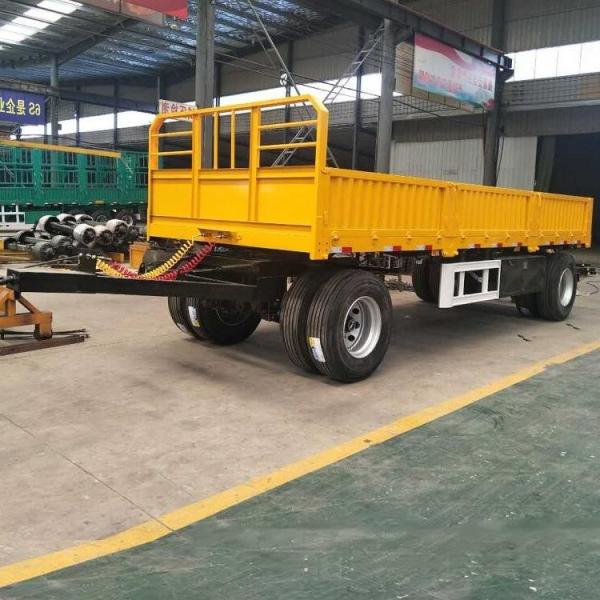 Buy cheap Bogie Suspension Detachable Drawbar Side Wall Semi Trailer from wholesalers