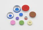 Customized Color Flip Off Cap , Aluminium Flip Off Seals For Injection