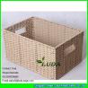 Buy cheap LDKZ-051 natural paper rope woven storage bin 2016 new home storage basket from wholesalers