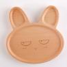 Buy cheap Cartoon Wooden Serving Plates Children Food Supplement Divided Dinner Plate from wholesalers