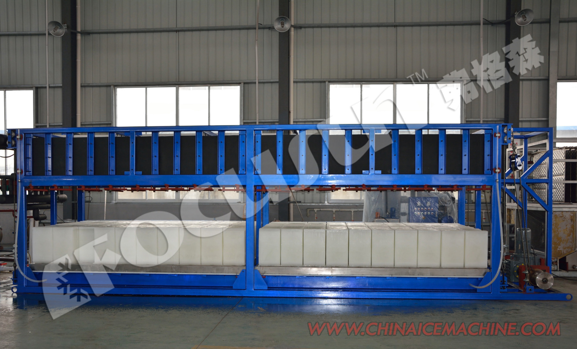 Direct Cooling System 10 Ton/Day Ice Block Making Machine for Heavy Duty Applications