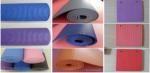 Buy cheap Soft PVC Carpet Flooring , Gym Exercise Non Slip Yoga Mat Folded Pattern from wholesalers