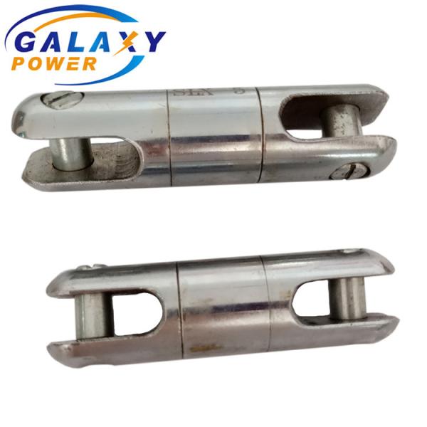 Buy cheap Galvanized Steel Wire Transmission Line Tool Rope Connectors Swivel Joints 80kN Rated Load from wholesalers
