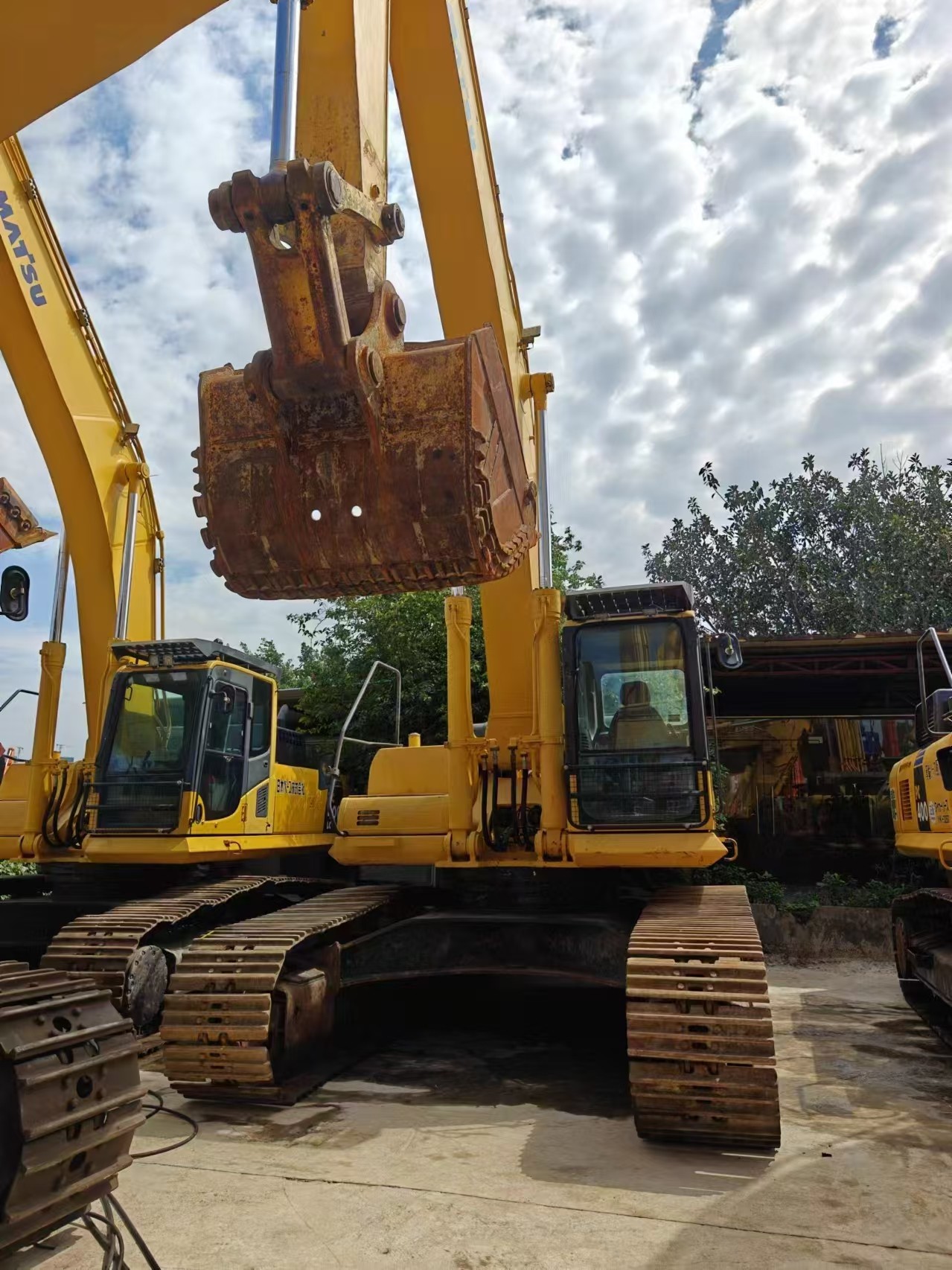 Original 40ton Komatsu 400-7 Used Hydraulic Excavator