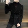 Buy cheap Customized Logo Printing Chenille Men's Winter Double-Breasted Suit Jacket Business from wholesalers