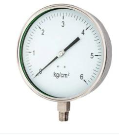 Buy cheap 6" 150mm All Stainless Steel Pressure Gauge Radial Connection BST Bottom from wholesalers