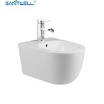 Wholesale Bathroom WC pan White Wall Hung Bidet 490*370*300 mm size Floor