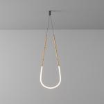 Retro Stainless Steel chandelier Minimalism Designer Living Room linear