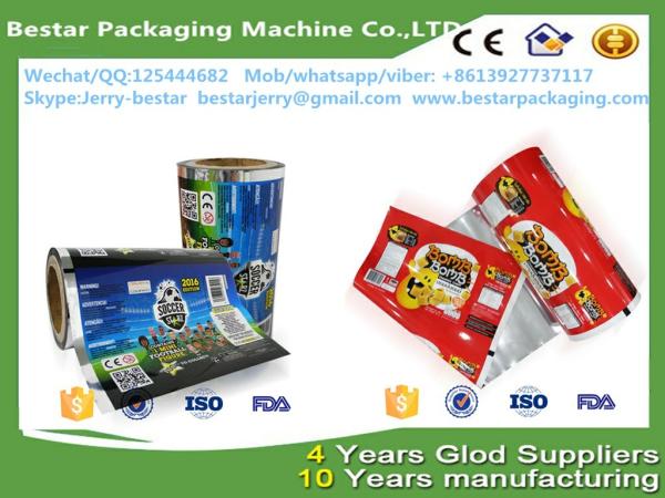 Quality NEW! laminated stretch film for ice cream packaging,Food packaging plastic roll film with bestar packaging for sale