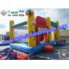 Buy cheap ODM Outdoor Inflatable Sport Games , PVC Inflatable House Bounce With Slide from wholesalers