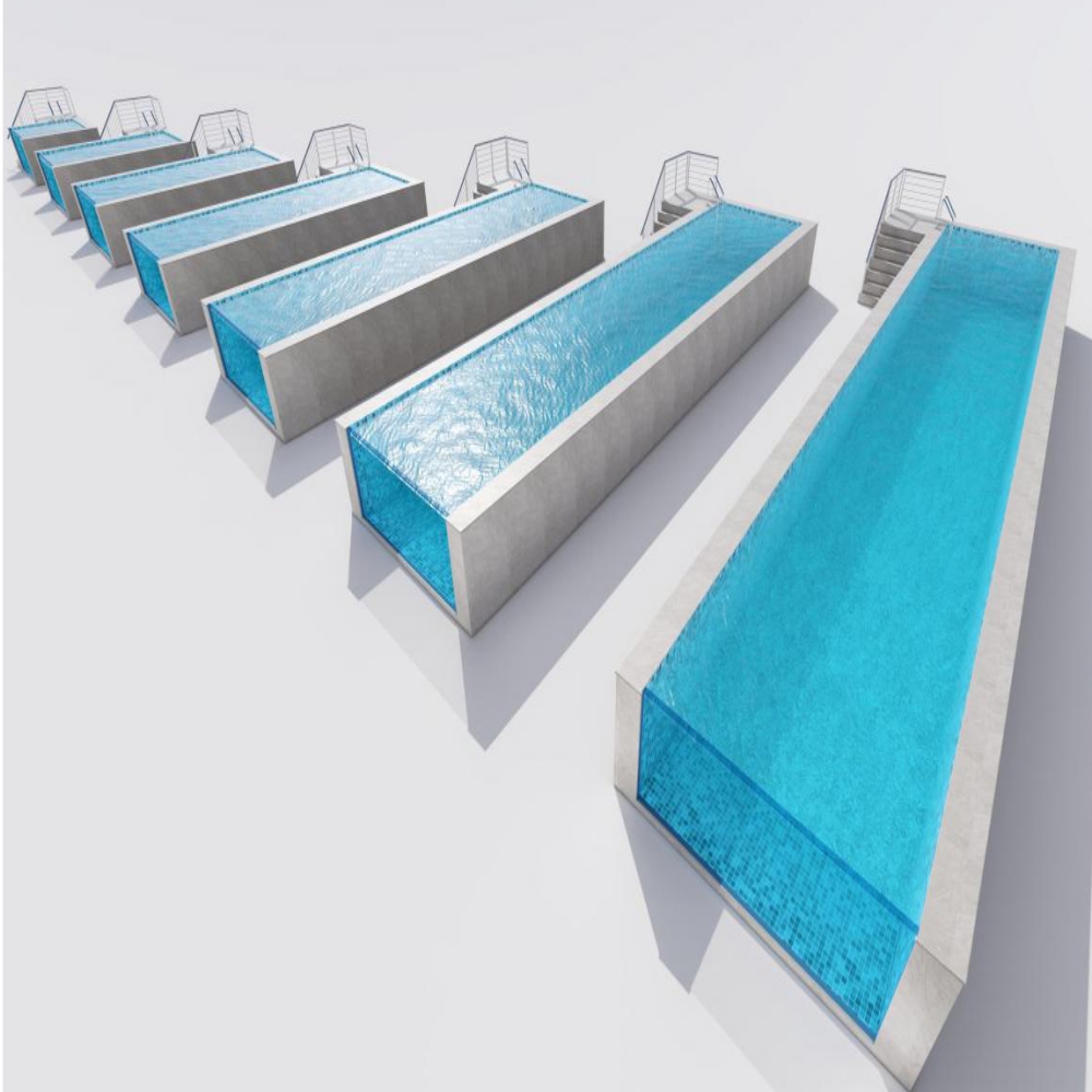 Clear Infinity Transparent Finished Swimming Pool With Acrylic Pool For Your Resort