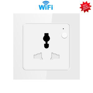China Glomarket Tuya Smart Socket 16A Home Automation Wifi Smart Wall Outlet on sale