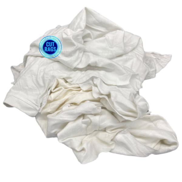 Good absorbency Cotton Knit Rags Fabric 100% Cotton Export Oriented Garment