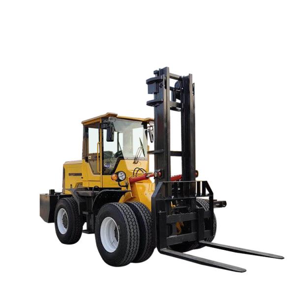 Buy cheap 6000kg Hydraulic 98kw Compact Rough Terrain Forklift Manufacturers from wholesalers