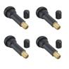 Buy cheap Stable Tubeless Car Tyre Valve 5 Cm Total Length With Black Chrome Caps from wholesalers