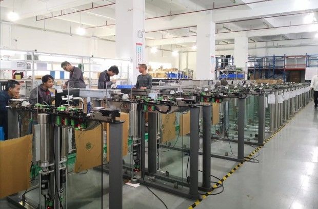 10 Pairs IR RS485 SS304 Counter Turnstile Speedlane IP42 3