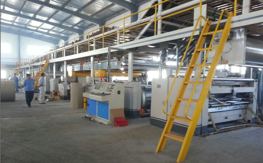 Single Facer Corrugator Machine for 2 Ply Corrugated Paperboard Making Packaging Line