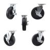 Buy cheap Wholesale 8 inch Big Size Black Industrial Wheel Plate Mount PP Heavy Duty Casters Lock from wholesalers