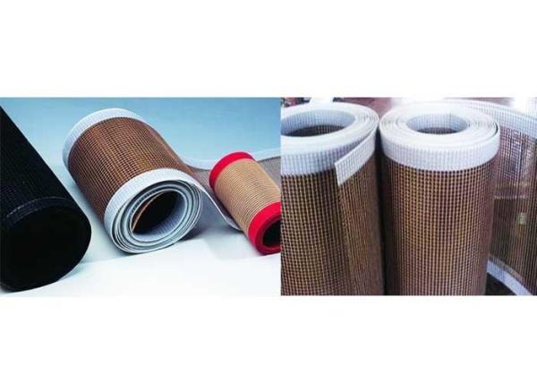 Buy cheap Heat Resistant PTFE Coated Fiberglass Mesh Conveyor Belt from wholesalers