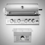 Propane Gas Stainless Steel Multifunction Drop Built in Barbeque Grill for Gas