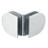 Buy cheap Glass partition brace RS1833, 90 degree, double, material stainless steel, finishing satin, mirror from wholesalers