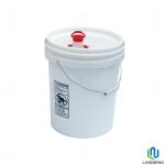 18L Packaging Drum Seal Plastic Paint Pail Bucket Round With Hand