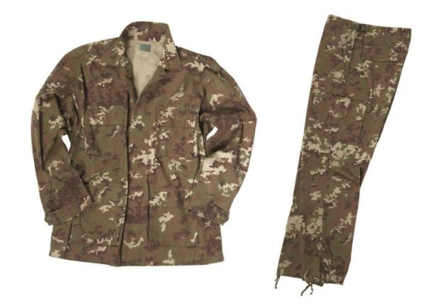 Snow Camouflage Military Camo Clothing , CVC5050 Tear Resistance Army Camo